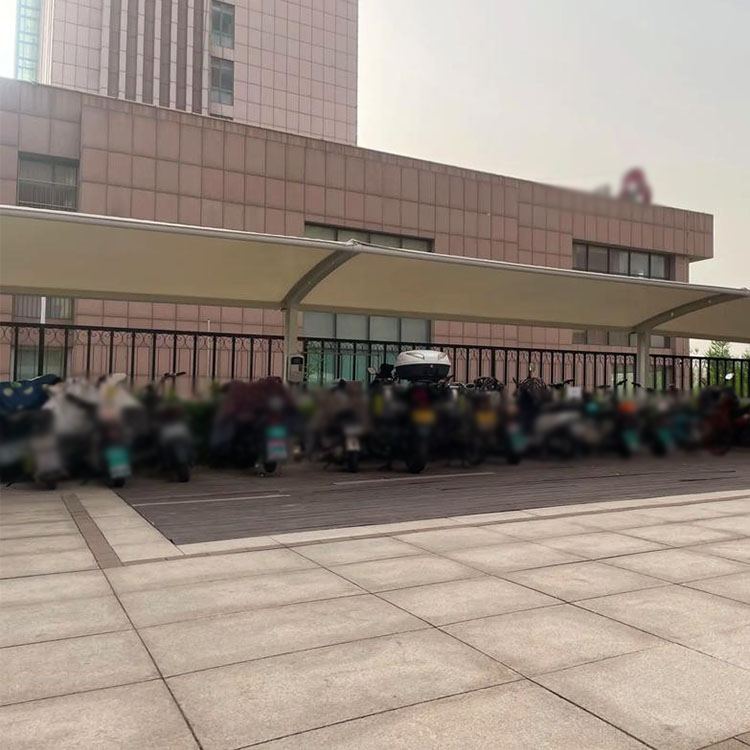 青县膜结构电动车棚